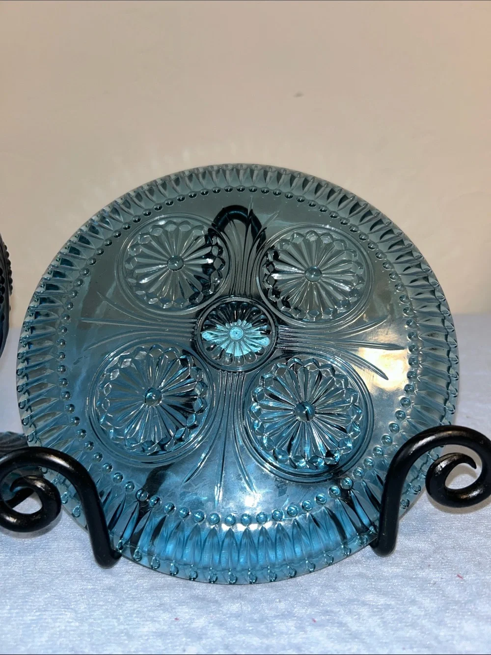 Shannon Crystal by Godinger, Medallion Collection Plate and Goblet